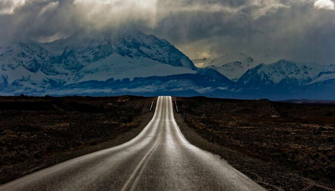 Matthieu Ricard, Route vers El Chalten, Patagonia &copy;Yellow Korner