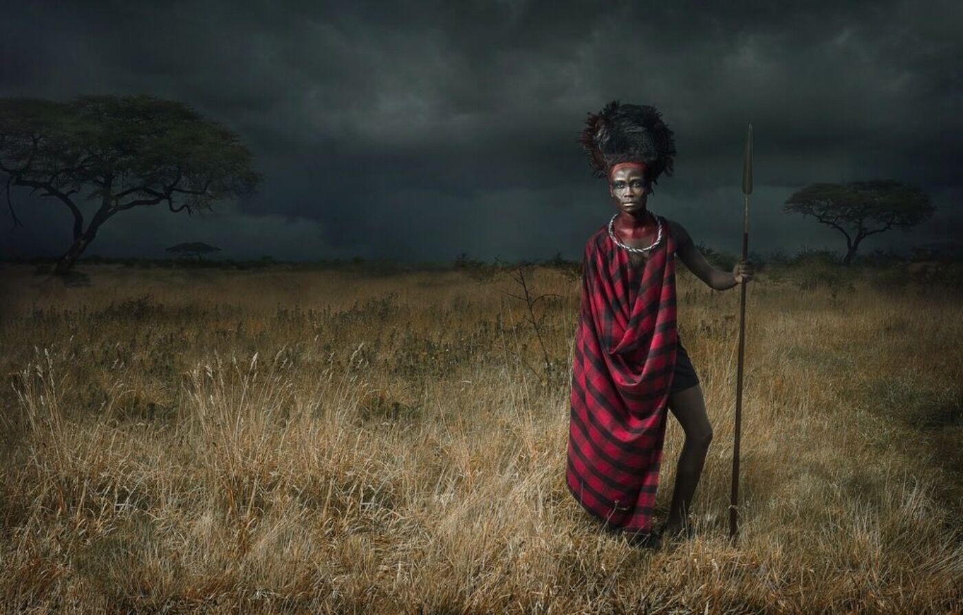 Lee Howell, Maasai, Before the Storm &copy; Yellow Korner