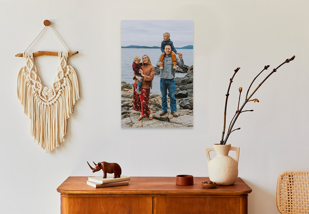 D&eacute;coration avec photos de famille 